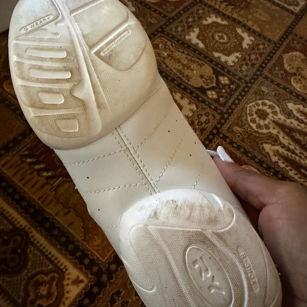 Lesove White Athletic Sneakers with Laces Sz 40 Sz 9 - Picture 6 of 6